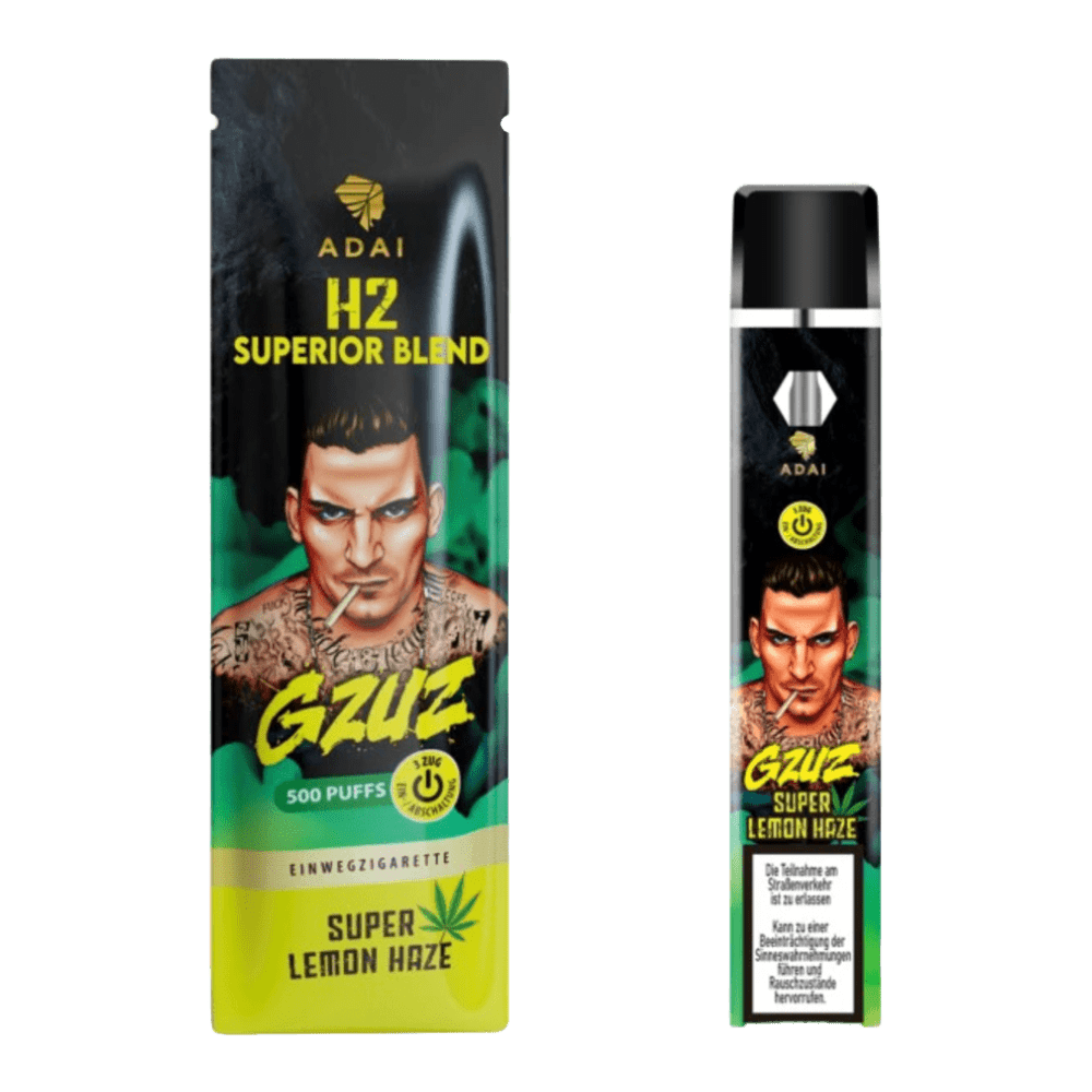 Gzuz H2 Superior Vape (95%) Super Lemon Haze (1 ml) - Canabro