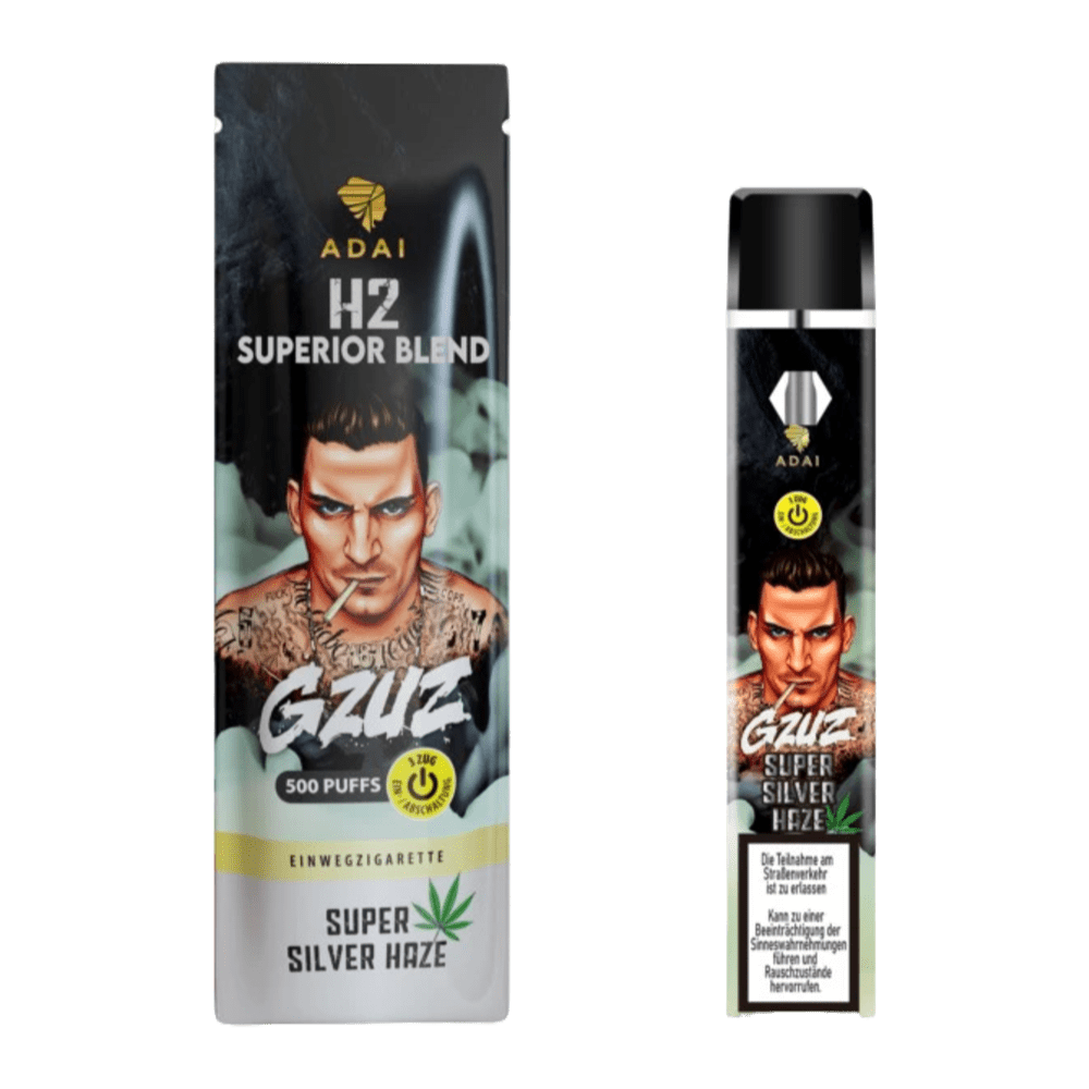 Gzuz H2 Superior Vape (95%) Super Silver Haze (1 ml) - Canabro