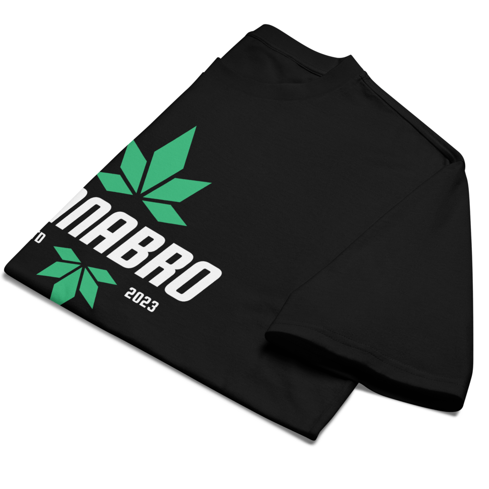 Schwarzes Oversized T-Shirt Premium - Baumwolle - Canabro